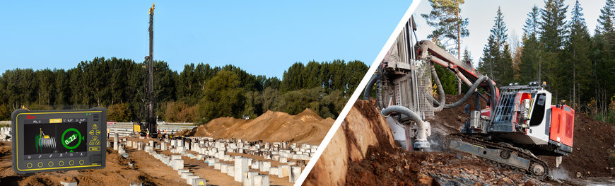 Leica iCON rig solutions for pile drivers and drill rigs